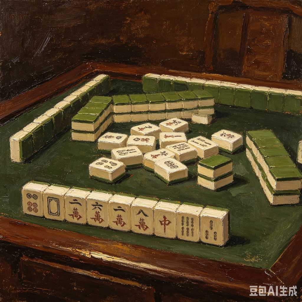 vintage gift mahjong set