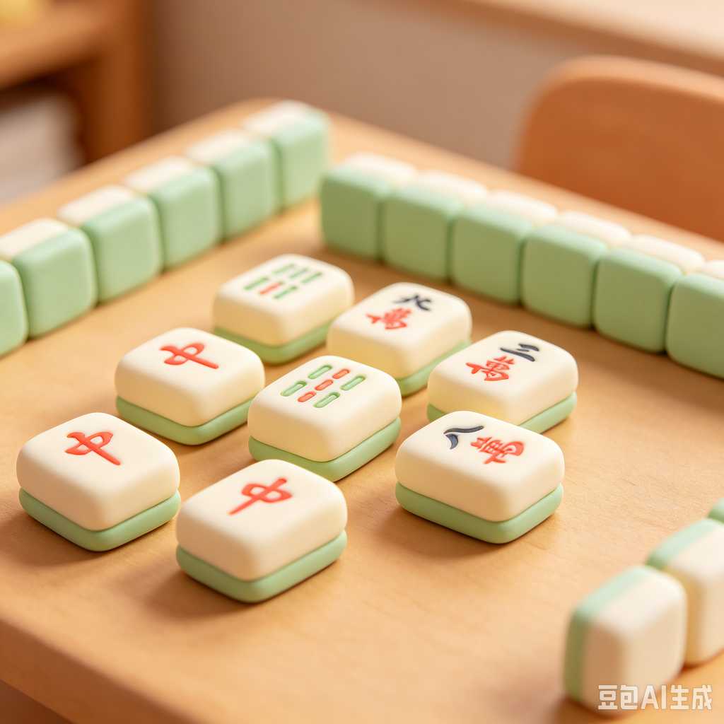 mahjong set with storage case