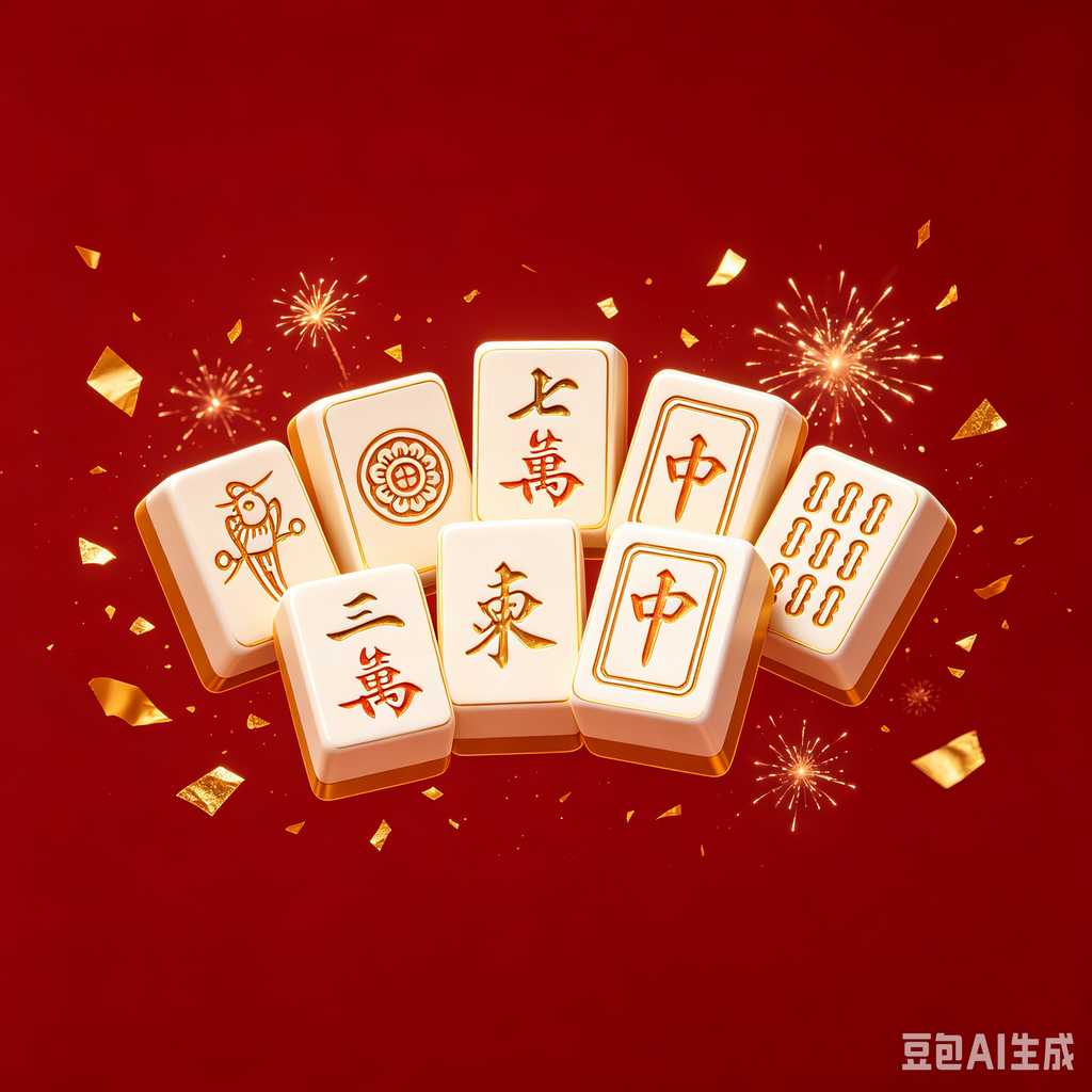 antique style mahjong set